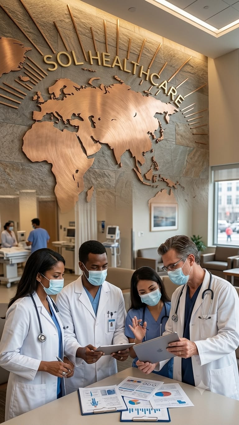 Healthcare professionals providing compassionate care